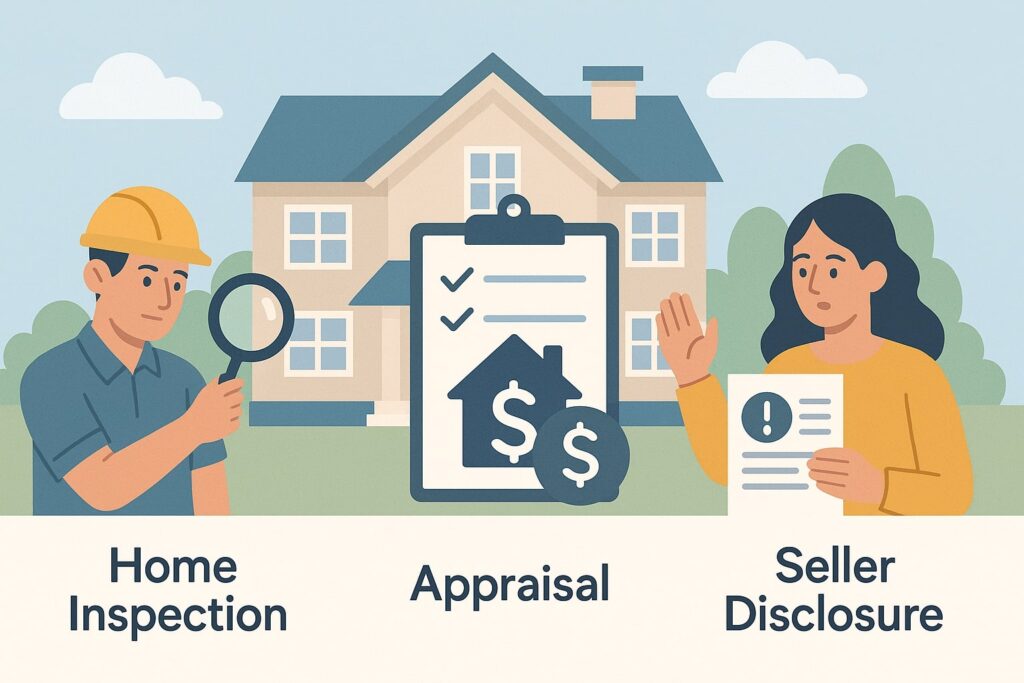 Home Inspection vs. Appraisal vs. Seller Disclosure
