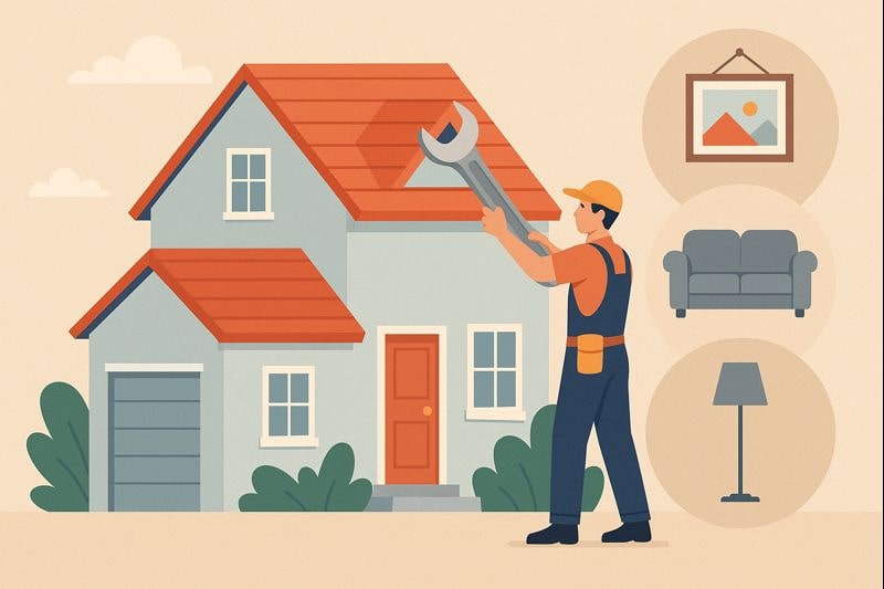 Make High-Impact Repairs and Staging for Speed