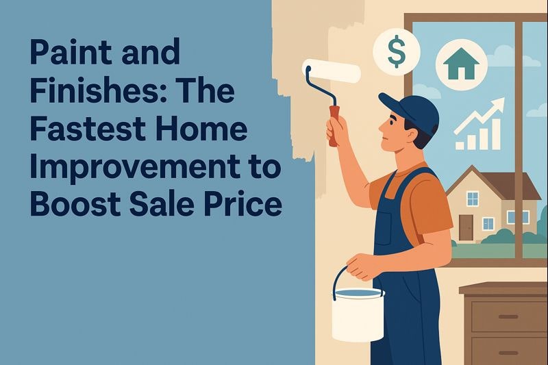 Paint and Finishes: The Fastest Home Improvement to Boost Sale Price