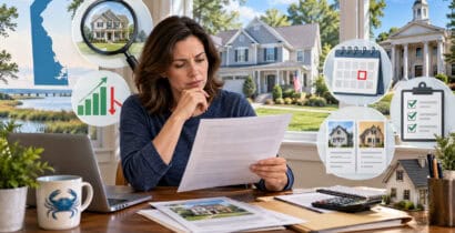 Homeowner reviewing Delaware property reassessment notice and appeal options